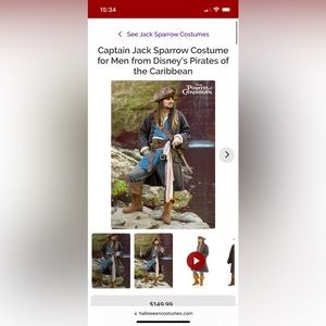 Jack Sparrow Halloween Costume